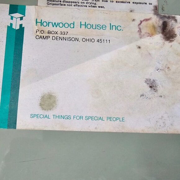 Vintage Metal Dinner Tray Ship Anit Slip Grip Nautical Retro 70s - Picture 14 of 15